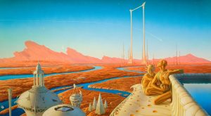 "I was almost finished with 'The Martian Chronicles' his 1950's collection of connected stories about man's attempt to colonize Mars."